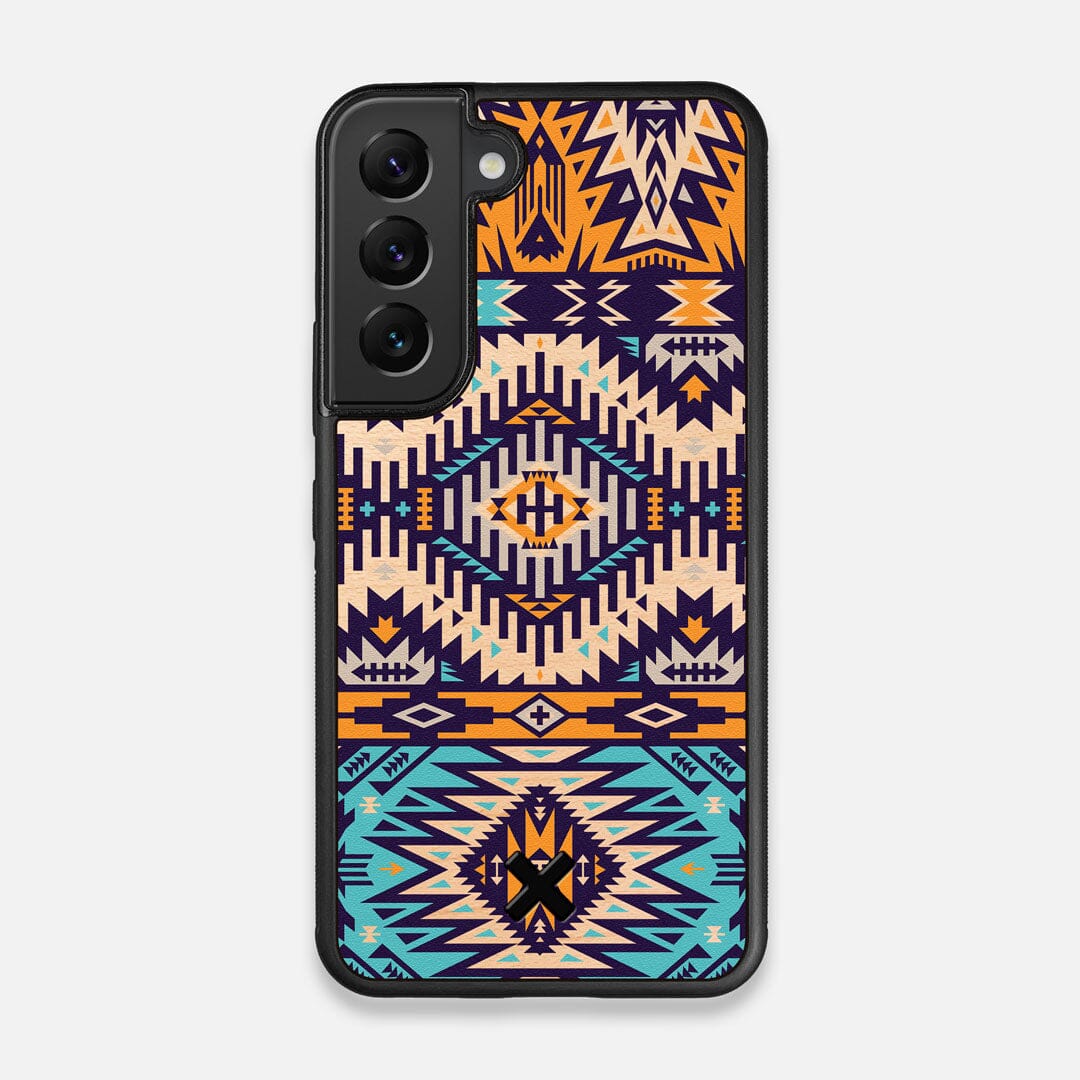 Aztec Handmade and UV Printed Maple Wood Galaxy S22 Case by Keyway