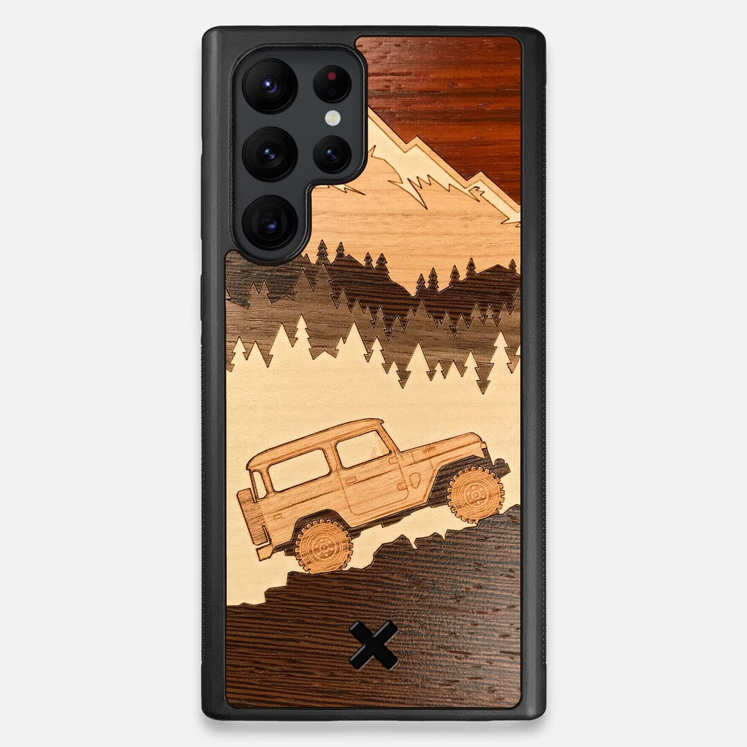 Off Road Handmade Wenge Padauk Maple Wood Galaxy S22 Ultra