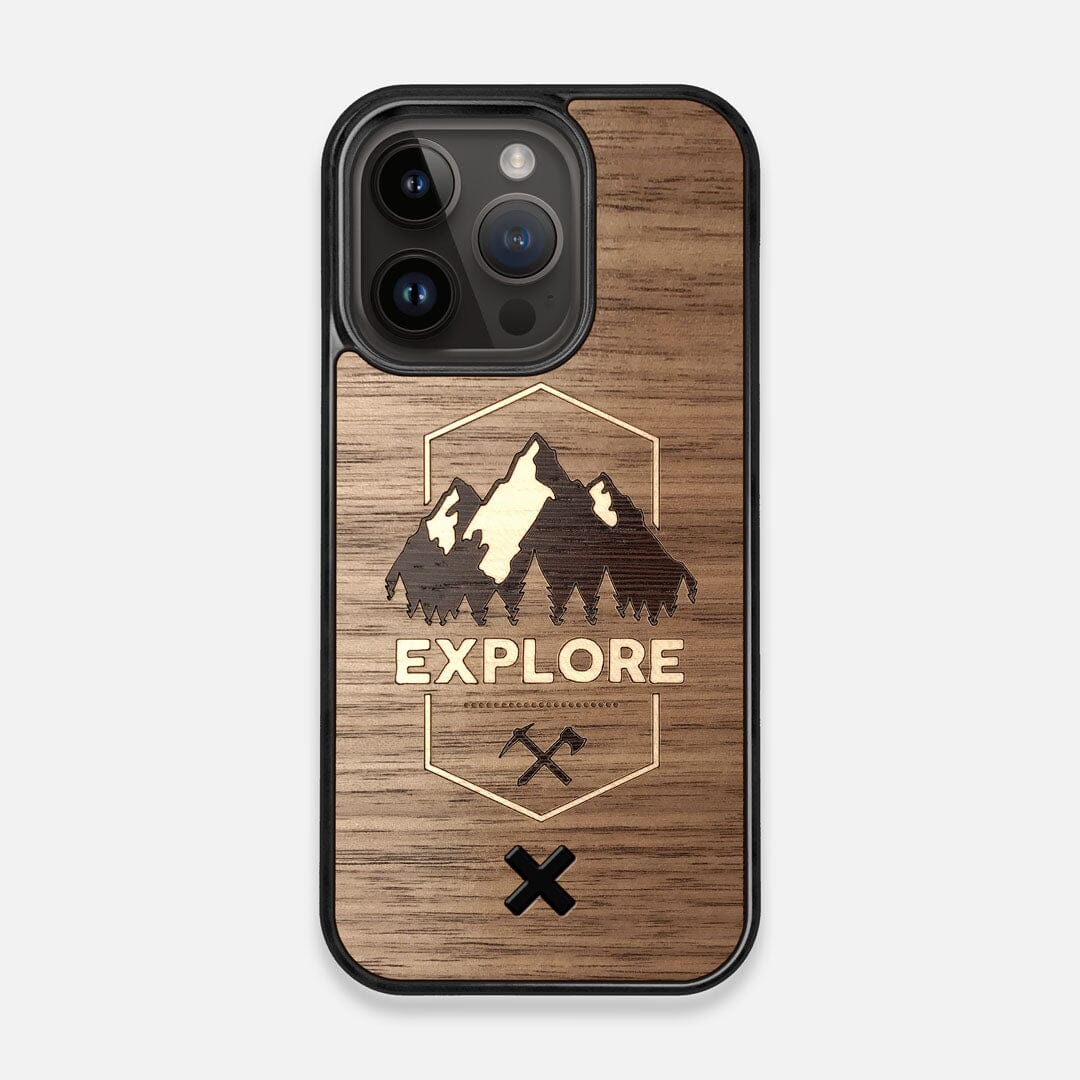 Explore Handmade Explore Wood iPhone 14 Pro MagSafe Case by Keyway