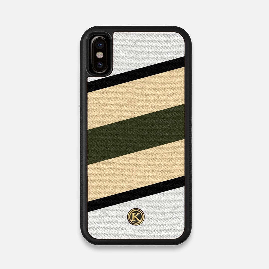 Ridge Wayfinder Series Handmade and UV Printed Cotton Canvas iPhone X Case by Keyway