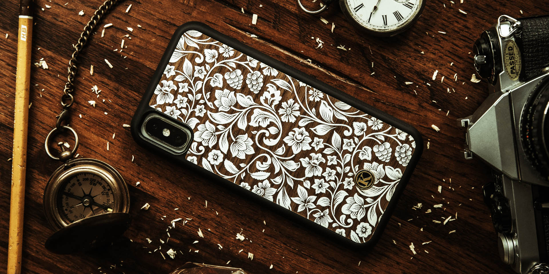 Ridge  Wayfinder Series Handmade and UV Printed Cotton Canvas iPhone XS  Max Case by Keyway