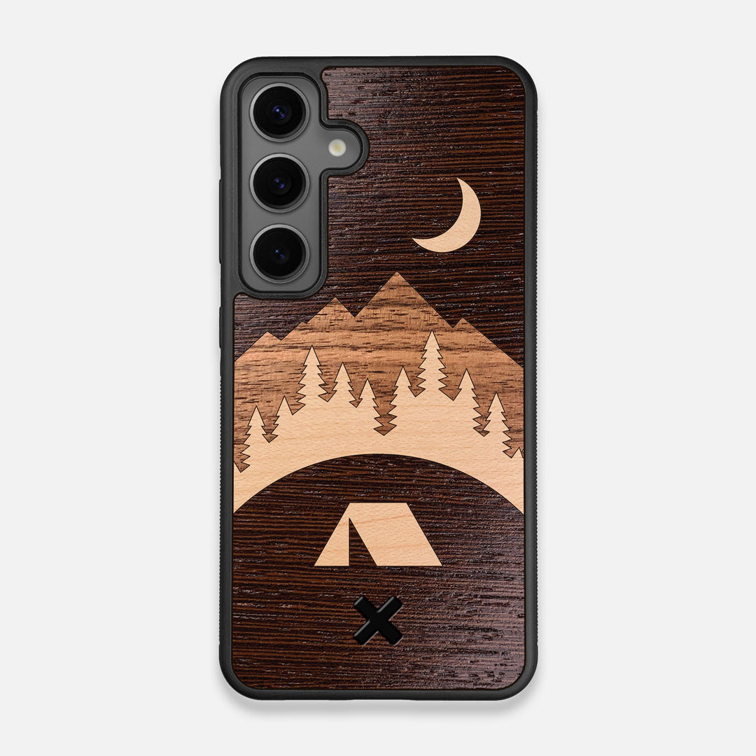 Front view of the Wilderness Wenge Wood Galaxy S25 Case by Keyway Designs