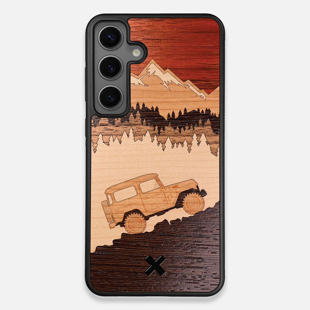 TPU/PC Sides of the Off-Road Wood Galaxy S25 Plus Case by Keyway Designs