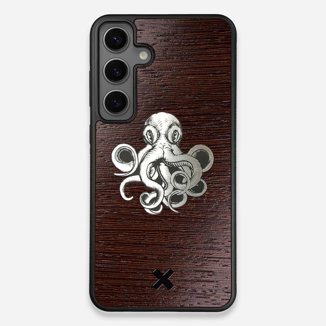 Front view of the Prize Kraken Wenge Wood Galaxy S25 Plus Case by Keyway Designs