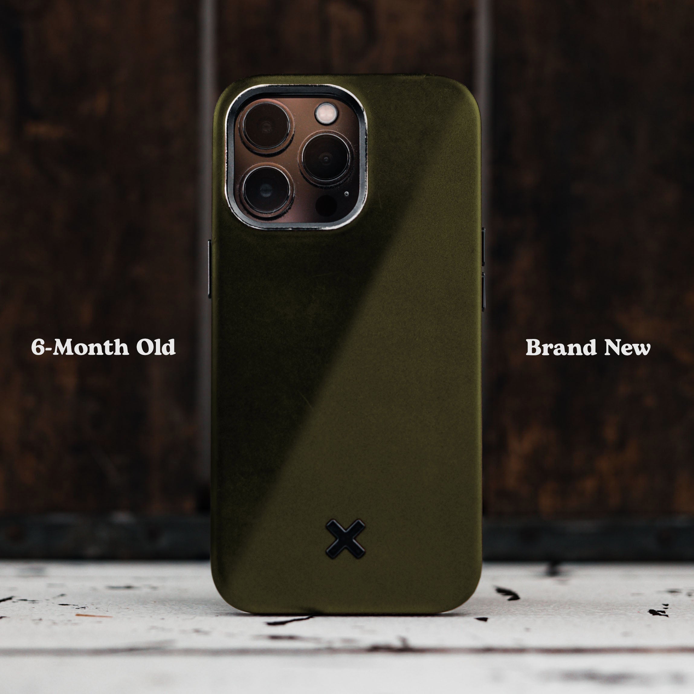 Full Leather Case - Olive - iPhone 16