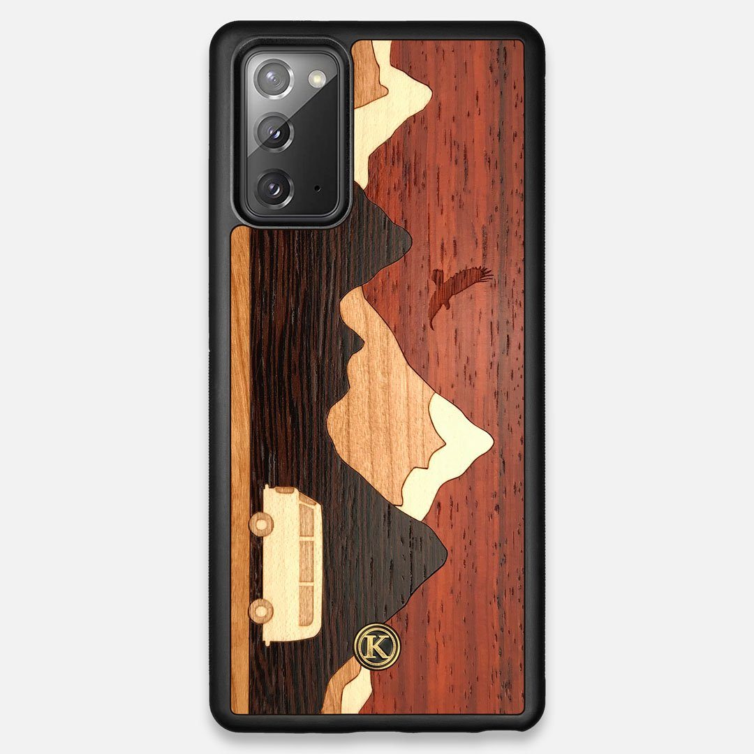 Cross Country | Handmade Padauk & Maple Wood Galaxy Note 20 Case by Keyway