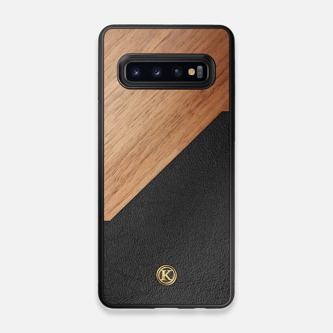 Leather and Wood Galaxy Case Keyway Handcrafted Galaxy S10 Cases