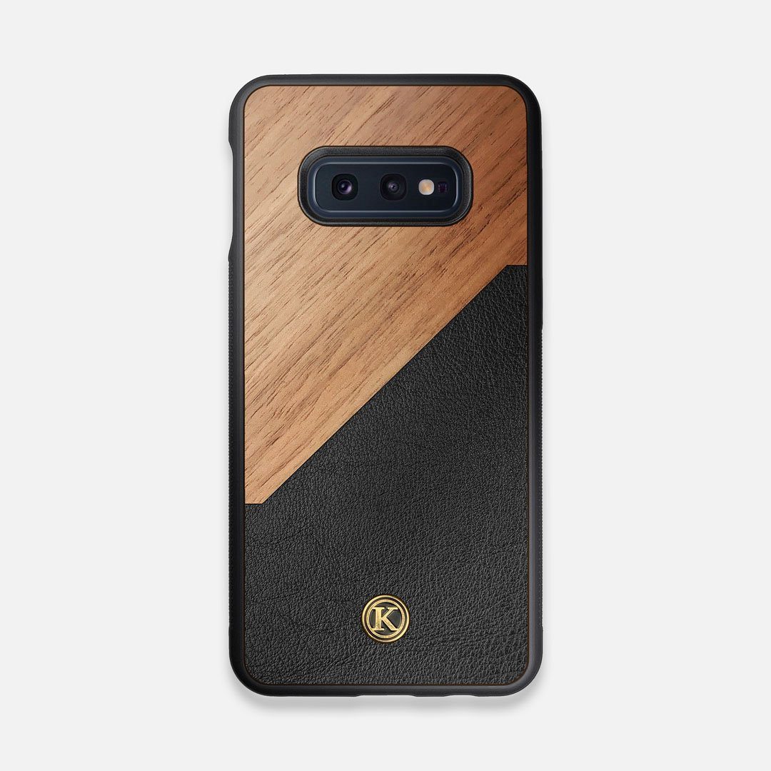 Leather and Wood Galaxy Case | Keyway | Handcrafted Galaxy S10e Cases