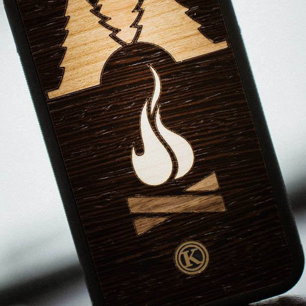 Lodge  Wayfinder Series Handmade and UV Printed Cotton Canvas iPhone 7/8  Case by Keyway