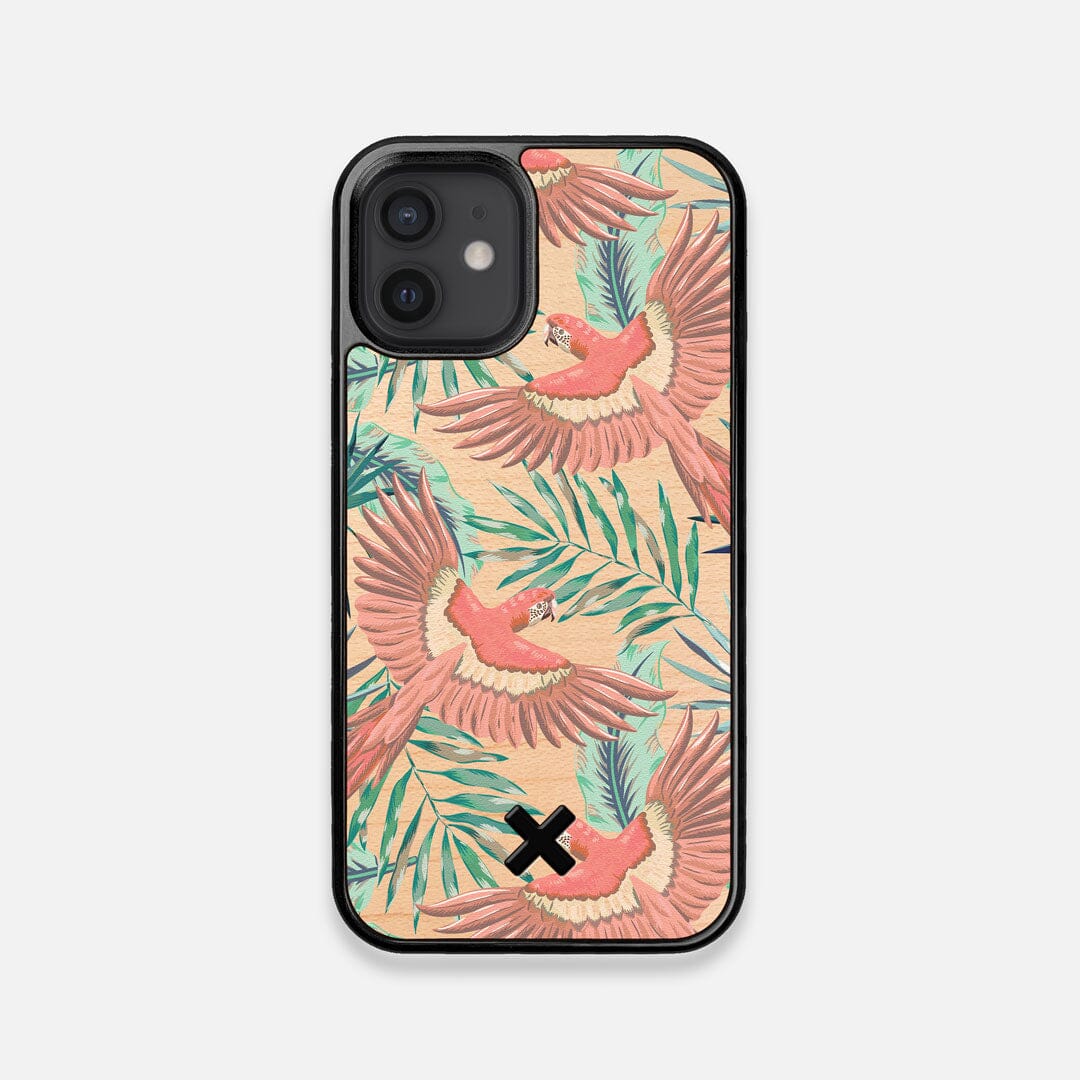 Paradise | Handmade Printed Maple Wood iPhone 12 Mini Case by Keyway