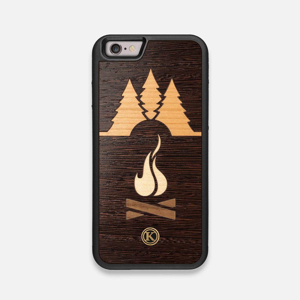 Neon  Handmade and UV Printed Wenge Wood iPhone 6 Case by Keyway